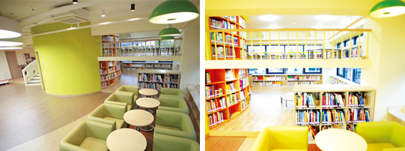 꿈마루어린이도서관 내부